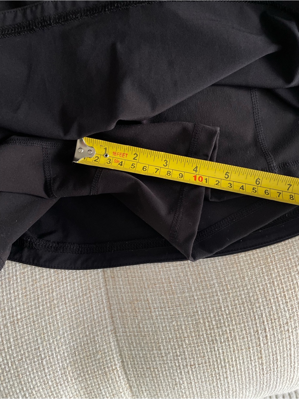 Z by Zella Interval Athletic Workout Skorts Black Stretch Waist Short Lined - Picture 8 of 11